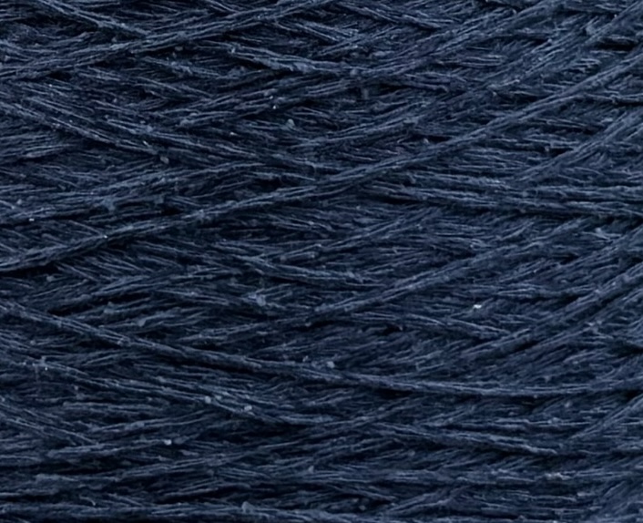 Art. Marino – Garn aus Bouretteseide und Maulbeerseide col. Marineblau  400 m / 100 g